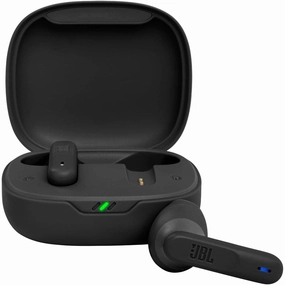 JBL Wave 300 TWS True Wireless In-Ear Bluetooth Headphones in Charging Case - Wireless Earbuds with Integrated Microphone, 26 hours of Playback, in Black earbuds and headphones, true wireless earbuds, noise cancelling earbuds