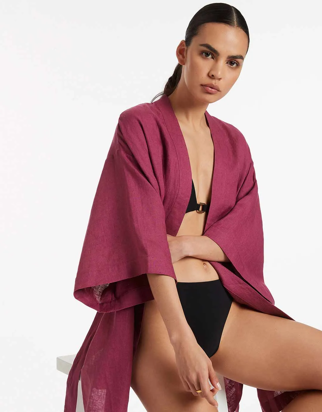 Jetset Beach Robe - Orchid