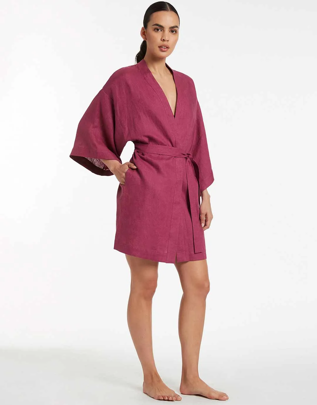Jetset Beach Robe - Orchid