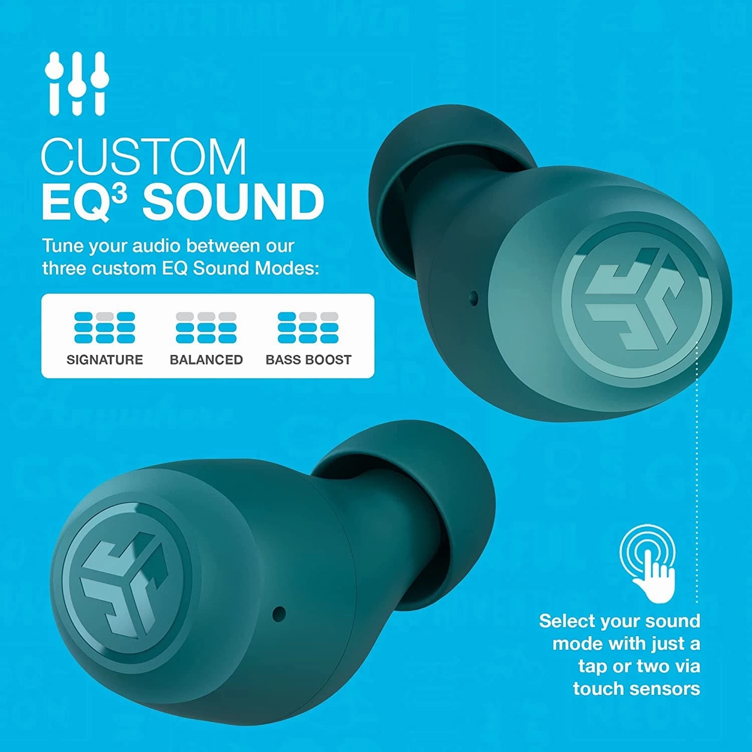JLab Go Air Pop True Wireless Earbuds - Teal