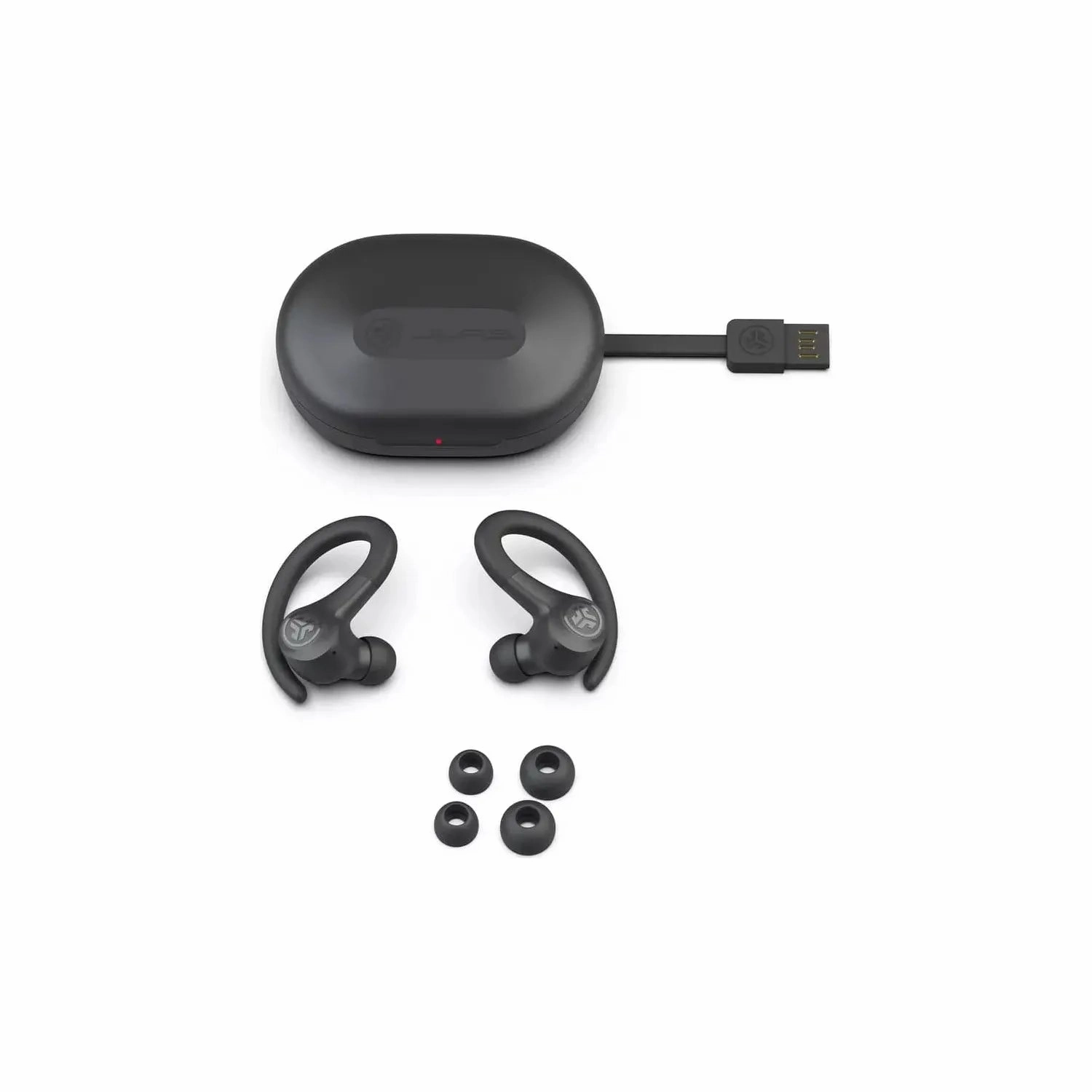 JLab GO Air Sport True Wireless Earbuds  Graphite