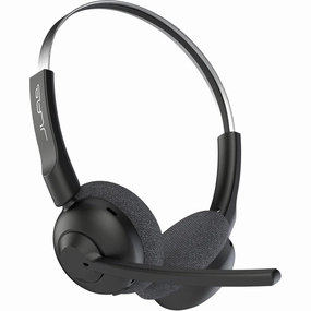 JLab Go Work Pop Wireless Headsets with Microphone for Laptop, 50  Hr Playtime Bluetooth PC Headset, Multipoint Connect to Computer & Mobile, On Ear Wireless Headphones with Microphone, Black buy laptop online, cheap gaming laptop, best business laptop