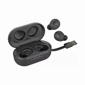 JLab JBuds Air In-Ear True Wireless Earbuds - Black over ear headphones,wireless earphones,headphone accessories,bluetooth earbuds