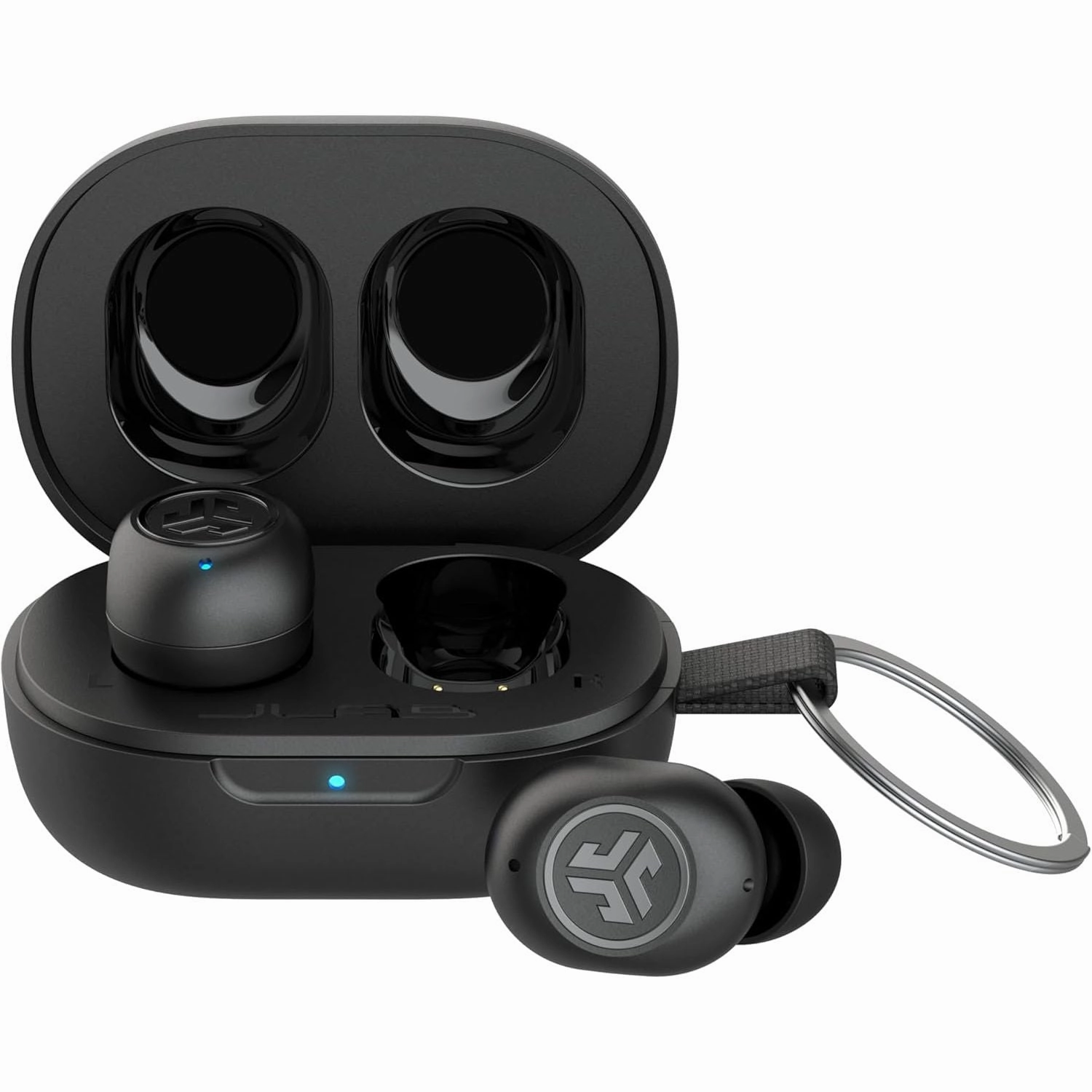 JLab JBuds Mini True Wireless Earbuds, Bluetooth In-Ear Headphones with Mic, 20H Playtime, EQ3 Sound, Multipoint, Charging Case  Black wireless headphones, best over ear headphones, noise cancelling headphones