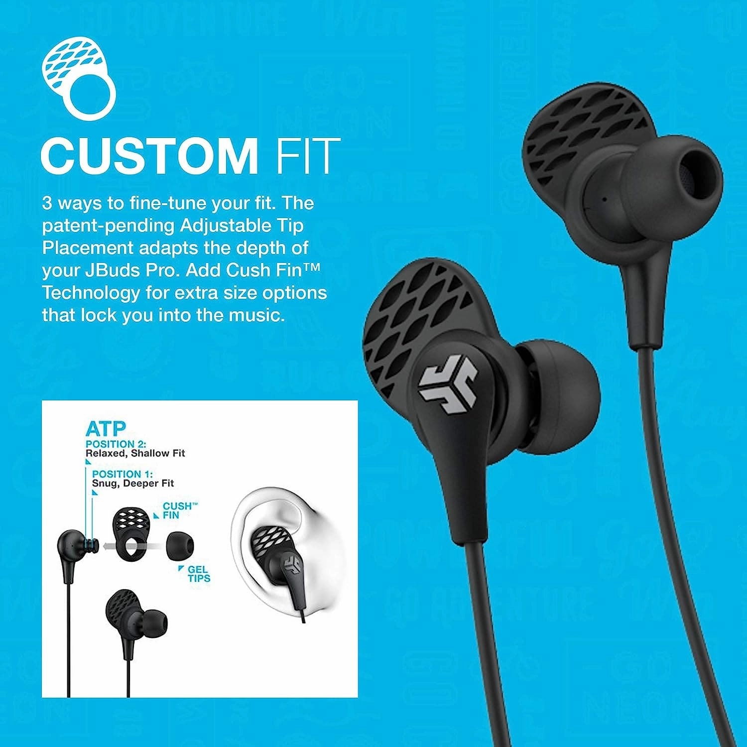 JLab JBuds Pro Bluetooth Wireless Earbuds with Titanium 10mm Drivers
