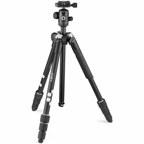 JOBY RangePod, Aluminium Traveller Camera/SmartphoneTripod with Ball Head, Universal Smartphone Clamp and Carrying Bag, for CSC,DSLR, Mirrorless, Mobile Phones, Black for Photo,Video, Vlogging camera accessories, dslr camera accessories, best camera tripod