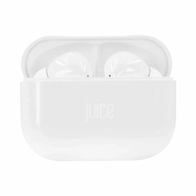 Juice Earphones Go , White bluetooth headphones, cheap wireless headphones, headphones with mic