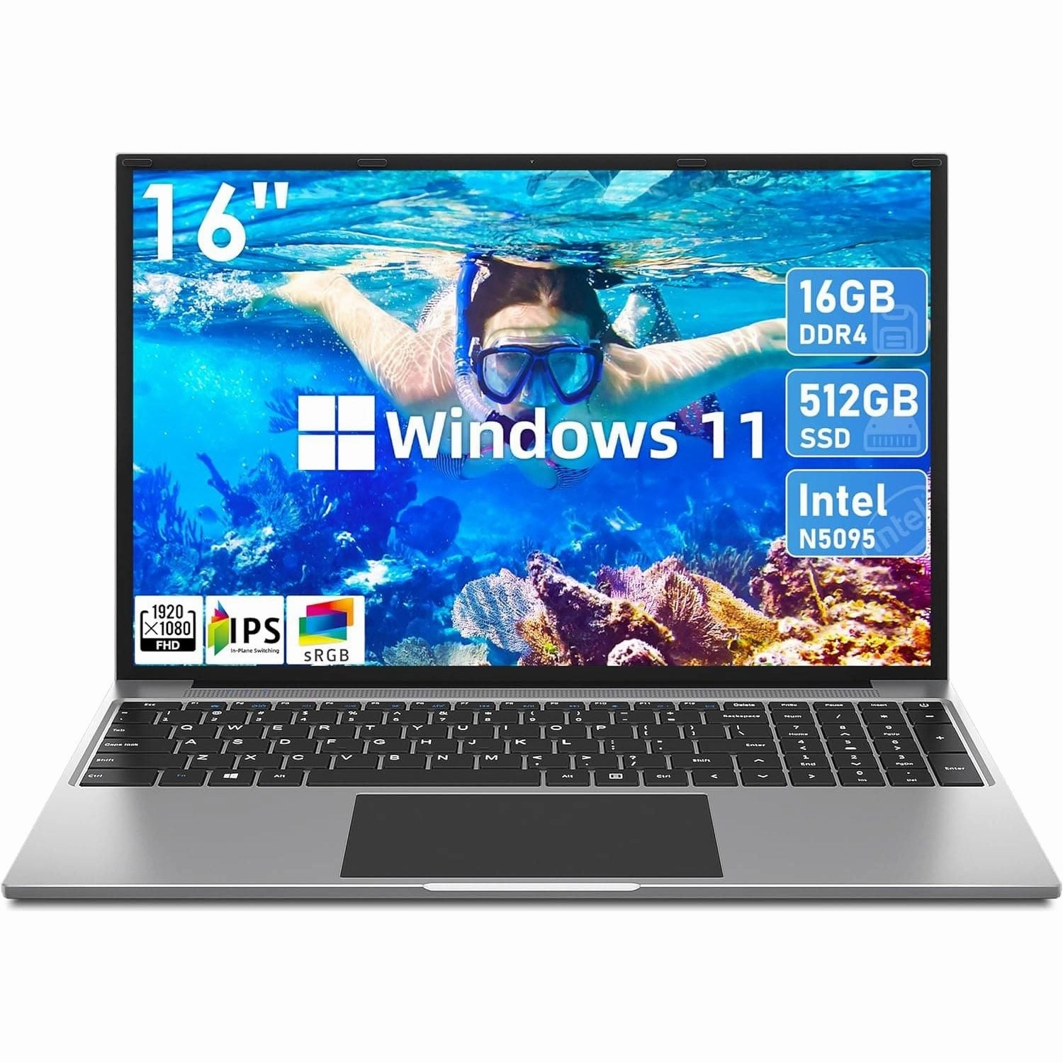Jumper S5MAX Laptop - 16GB RAM, 512GB SSD, Intel Celeron N5095, 1920x1200 FHD, Quad Stereo Speakers, 38Wh Battery, Bluetooth 4.0 - Space Gray mobile phone and accessories, smartphone gadgets, screen protectors for iphone