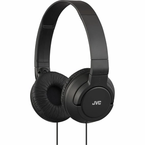 JVC Foldable Lightweight Powerful Bass Over-Ear Headphones - Black earbuds and headphones, true wireless earbuds, noise cancelling earbuds
