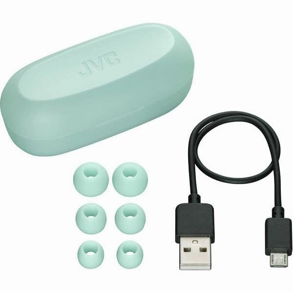 JVC Gumy HA-A7T In-Ear True Wireless Personal Earbuds - Mint Green
