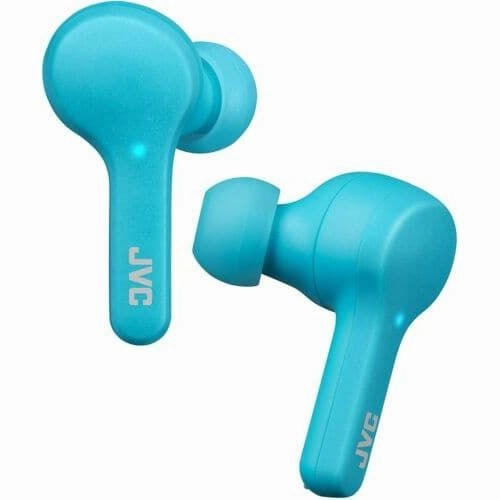 JVC Gumy HA-A7T In-Ear True Wireless Personal Earbuds - Soda Blue