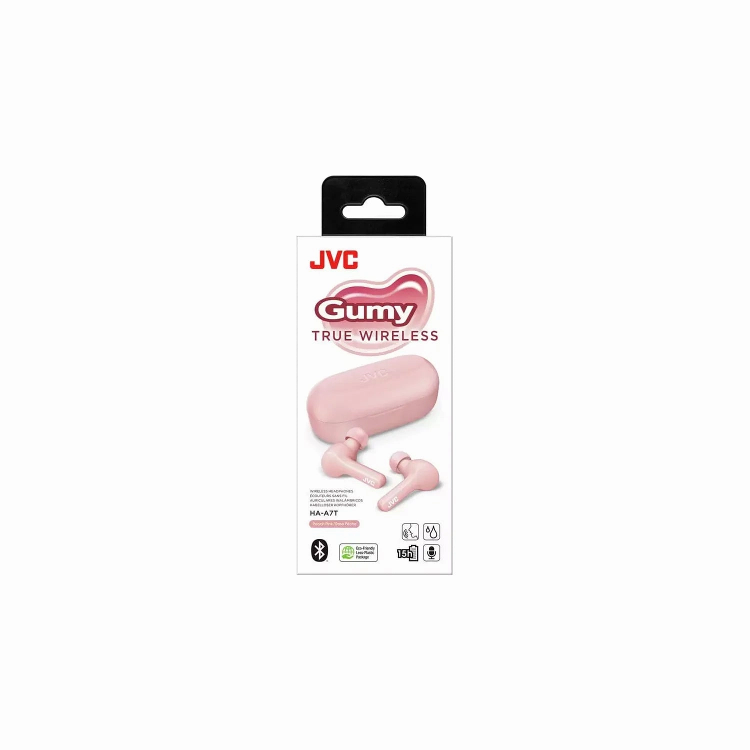 JVC Gumy In-Ear True Wireless Earbuds - Pink