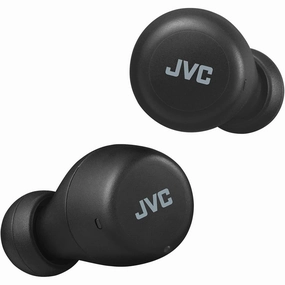 JVC Gumy Mini Earbuds - Wireless, Bluetooth 5.1, IPX4 Water Resistant, 15-Hour Battery, Lightweight - HA-Z55T-B Black bluetooth headphones, cheap wireless headphones, headphones with mic