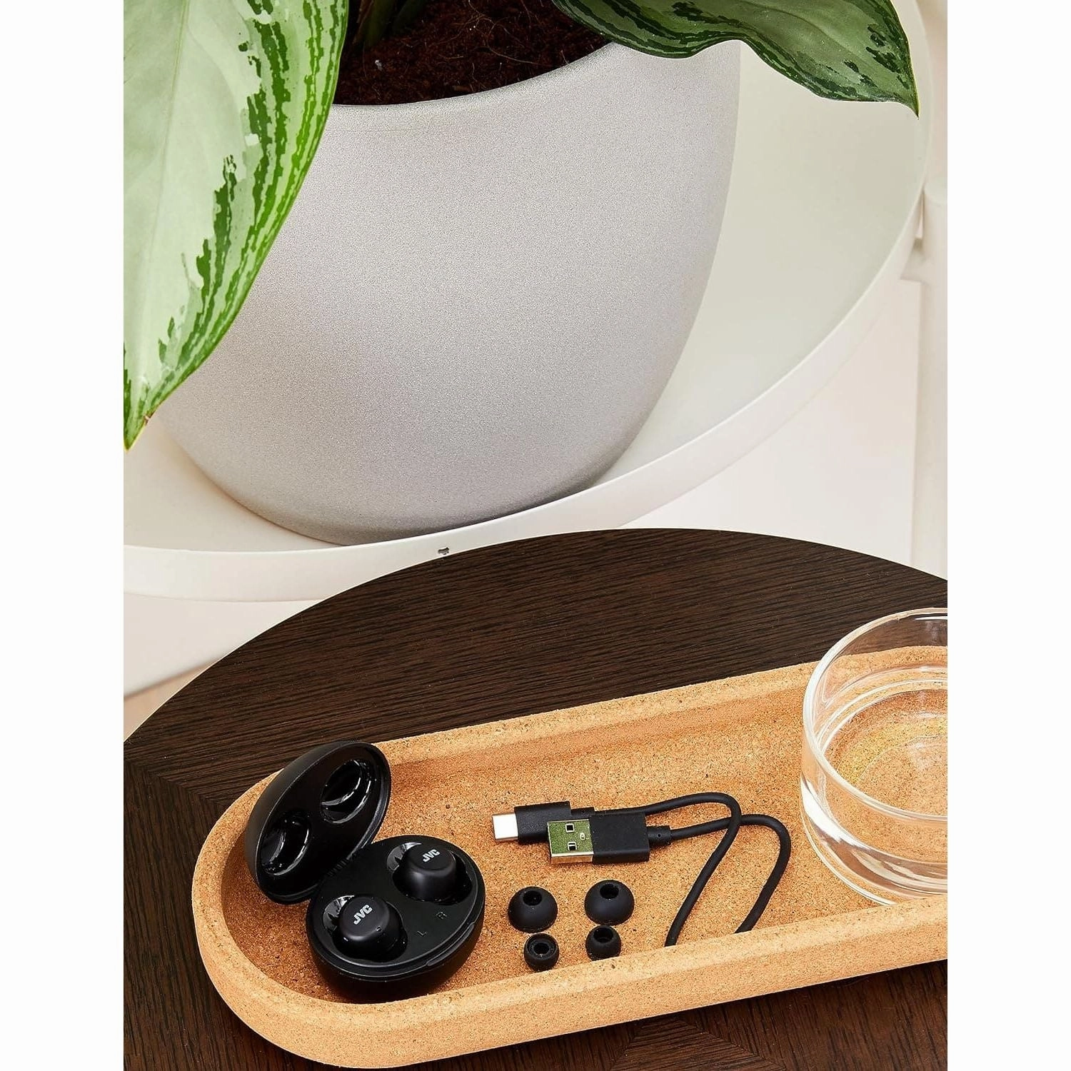 JVC Gumy Mini Earbuds - Wireless, Bluetooth 5.1, IPX4 Water Resistant, 15-Hour Battery, Lightweight - HA-Z55T-B Black