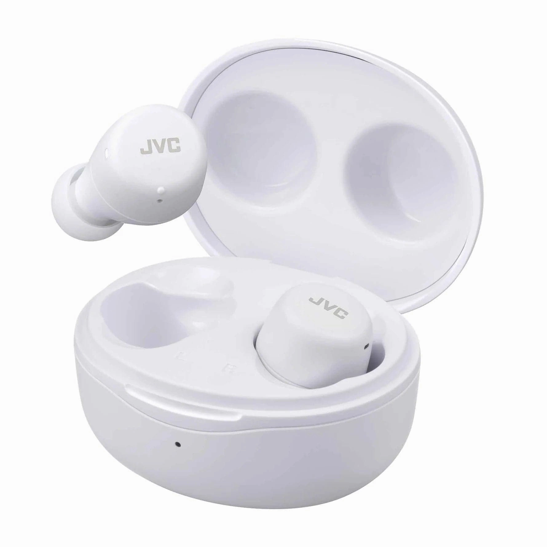 JVC HA-A5T-W Gumy Mini  Wireless Earbuds with Mic - Coconut White
