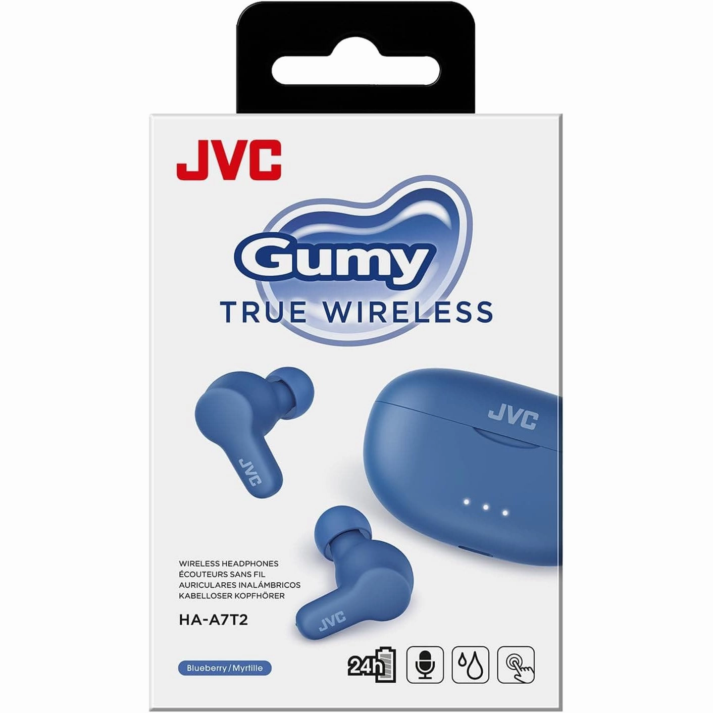 JVC HA-A7T2 Gumy - Wireless Bluetooth Earphones - Blue