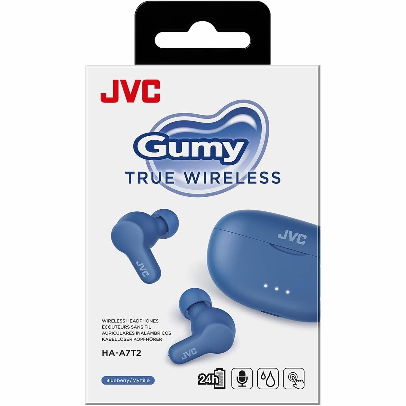 JVC HA-A7T2 Gumy - Wireless Bluetooth Earphones - Blue