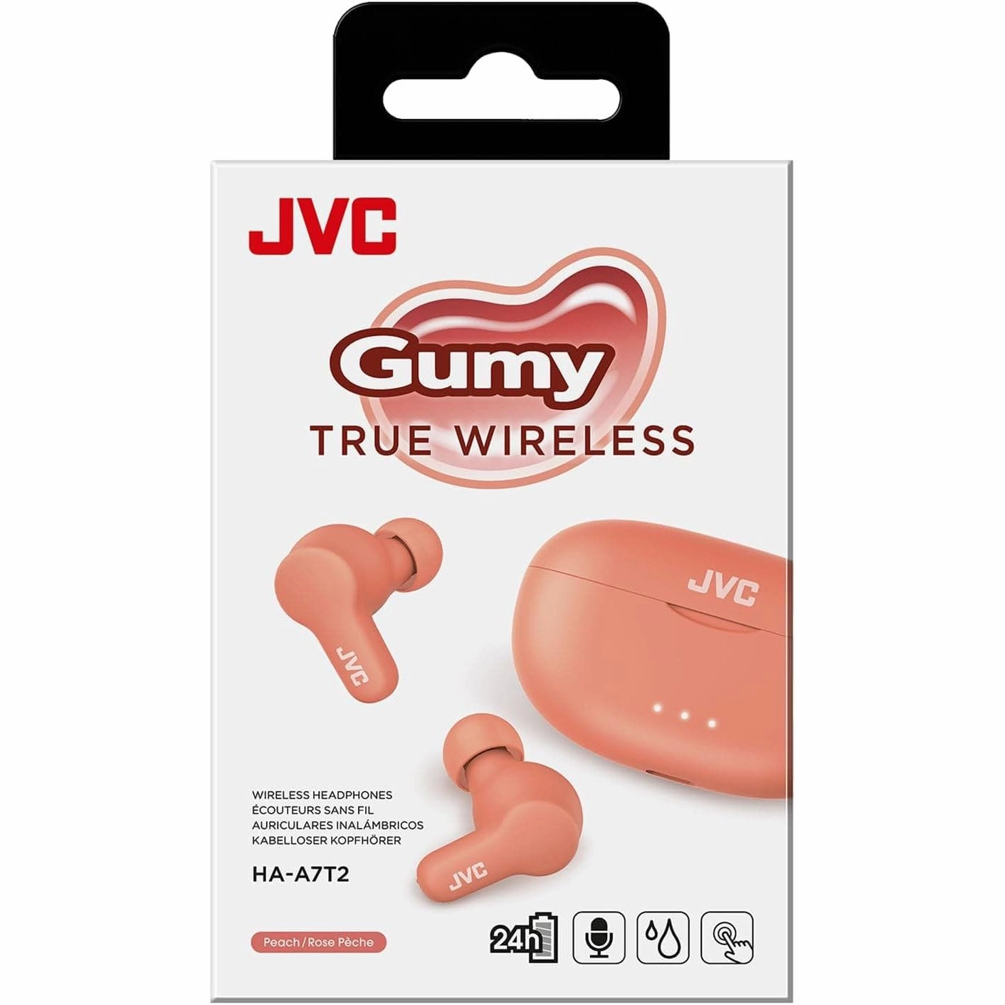 JVC HA-A7T2 Gumy - Wireless Bluetooth Earphones - Pink