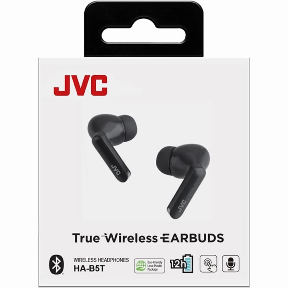 JVC HA-B5T True Wireless Bluetooth Earbuds - Black