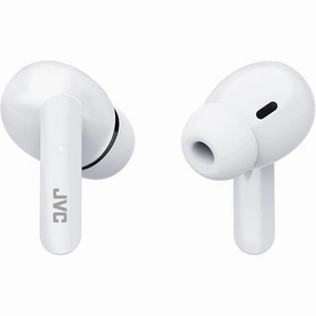 JVC HA-B5T True Wireless Earbuds  Bluetooth, 12Hr Battery - White earbuds and headphones, true wireless earbuds, noise cancelling earbuds