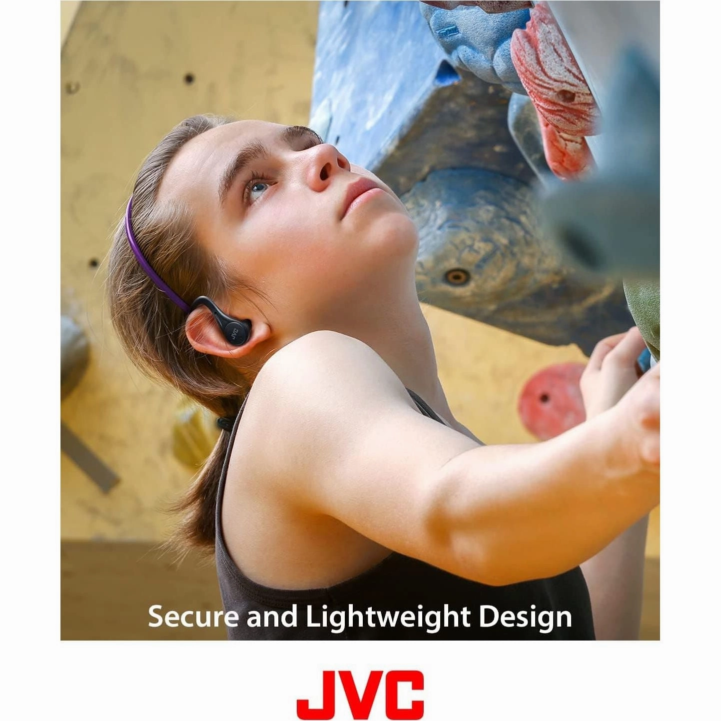 JVC HA-EC25T Wireless Sports Bluetooth Earbuds (Black)