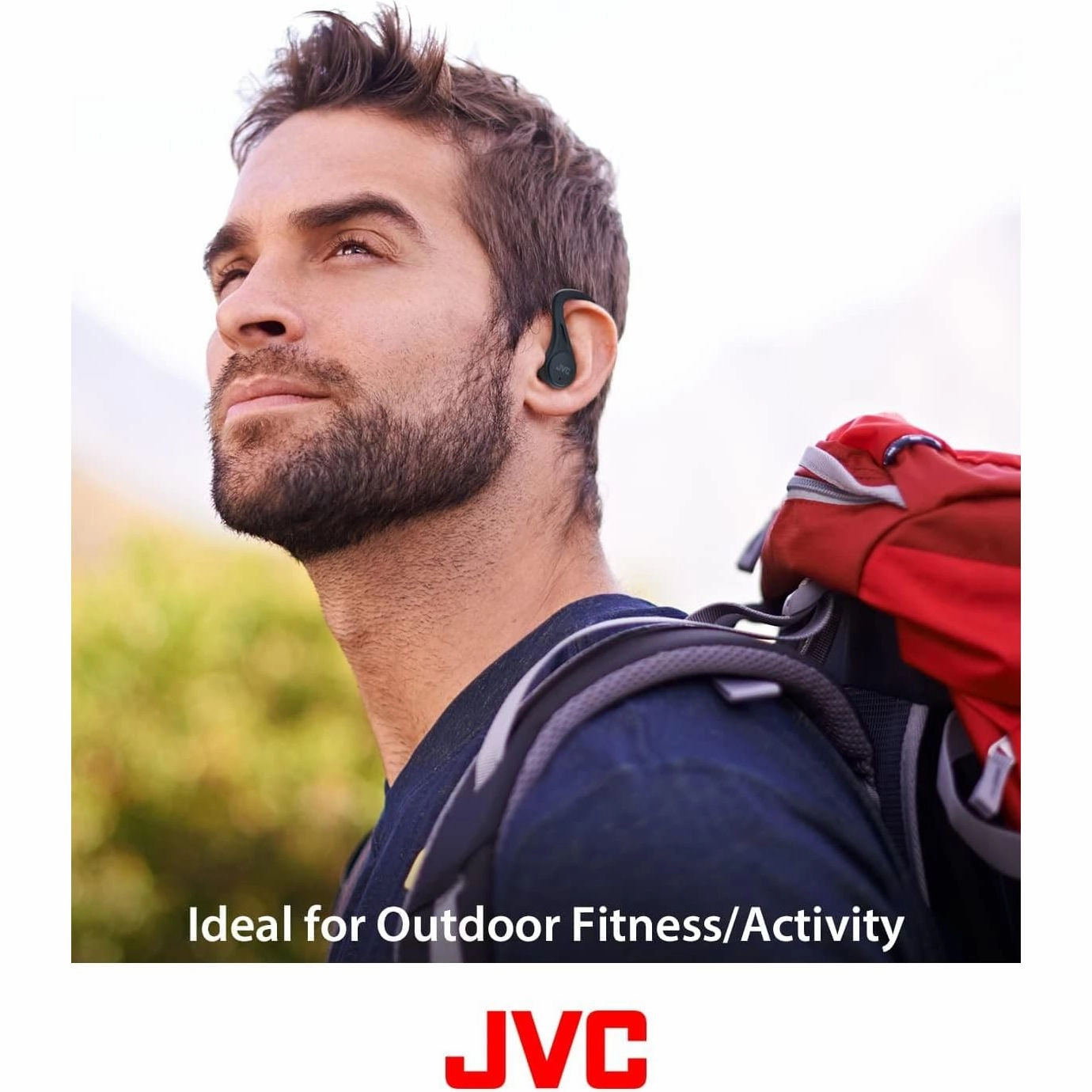 JVC HA-EC25T Wireless Sports Bluetooth Earbuds (Black)