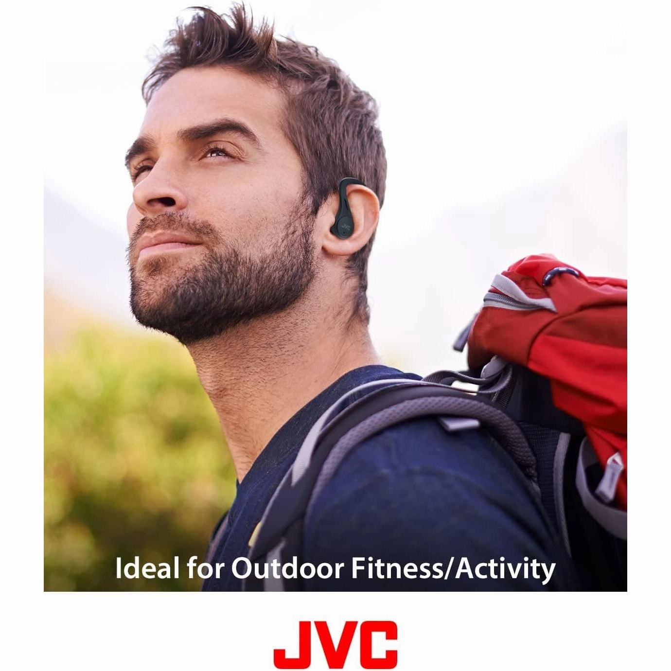 JVC HA-EC25T Wireless Sports Bluetooth Earbuds (Black)