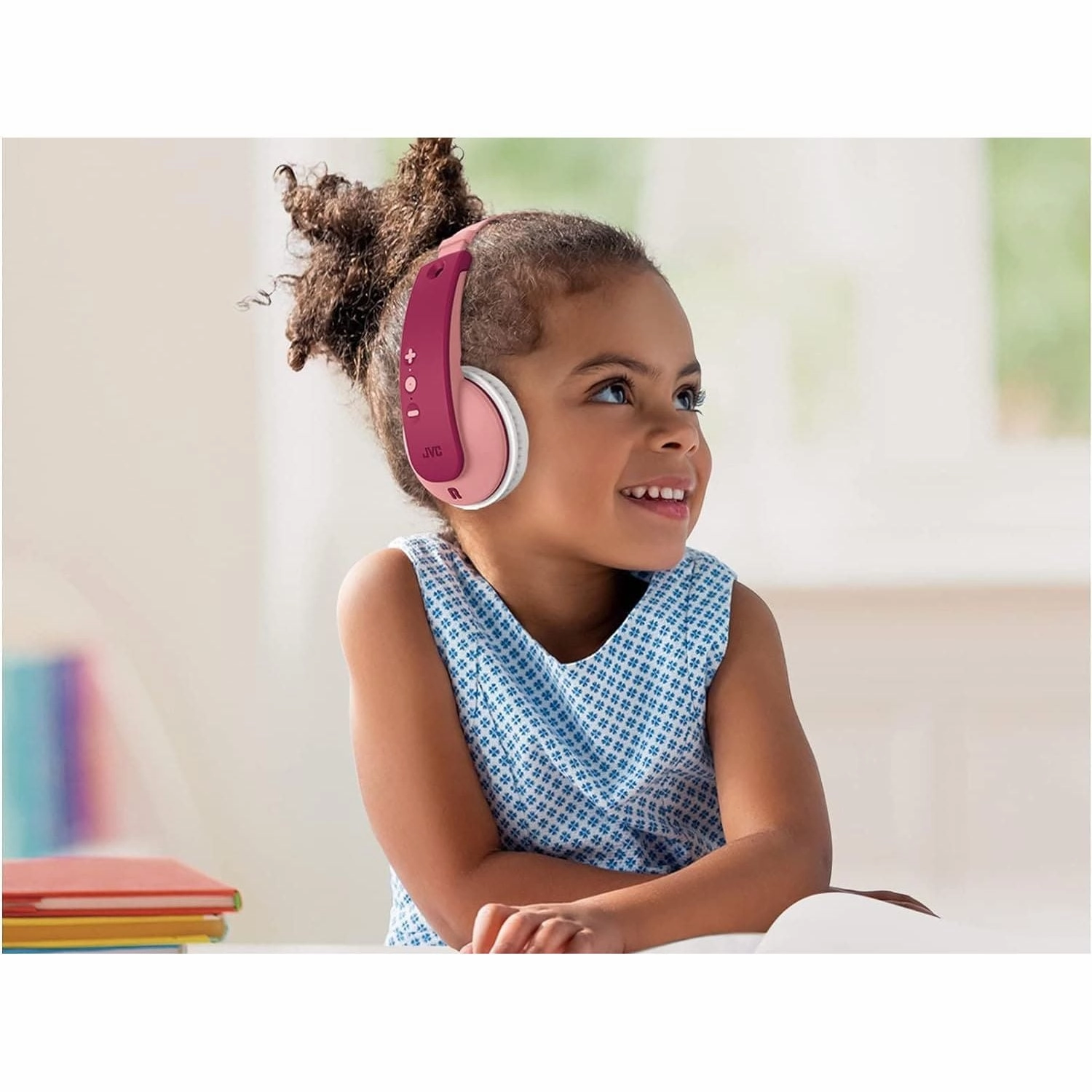 JVC HA-KD10W Wireless Tinyphones for Kids - Pink