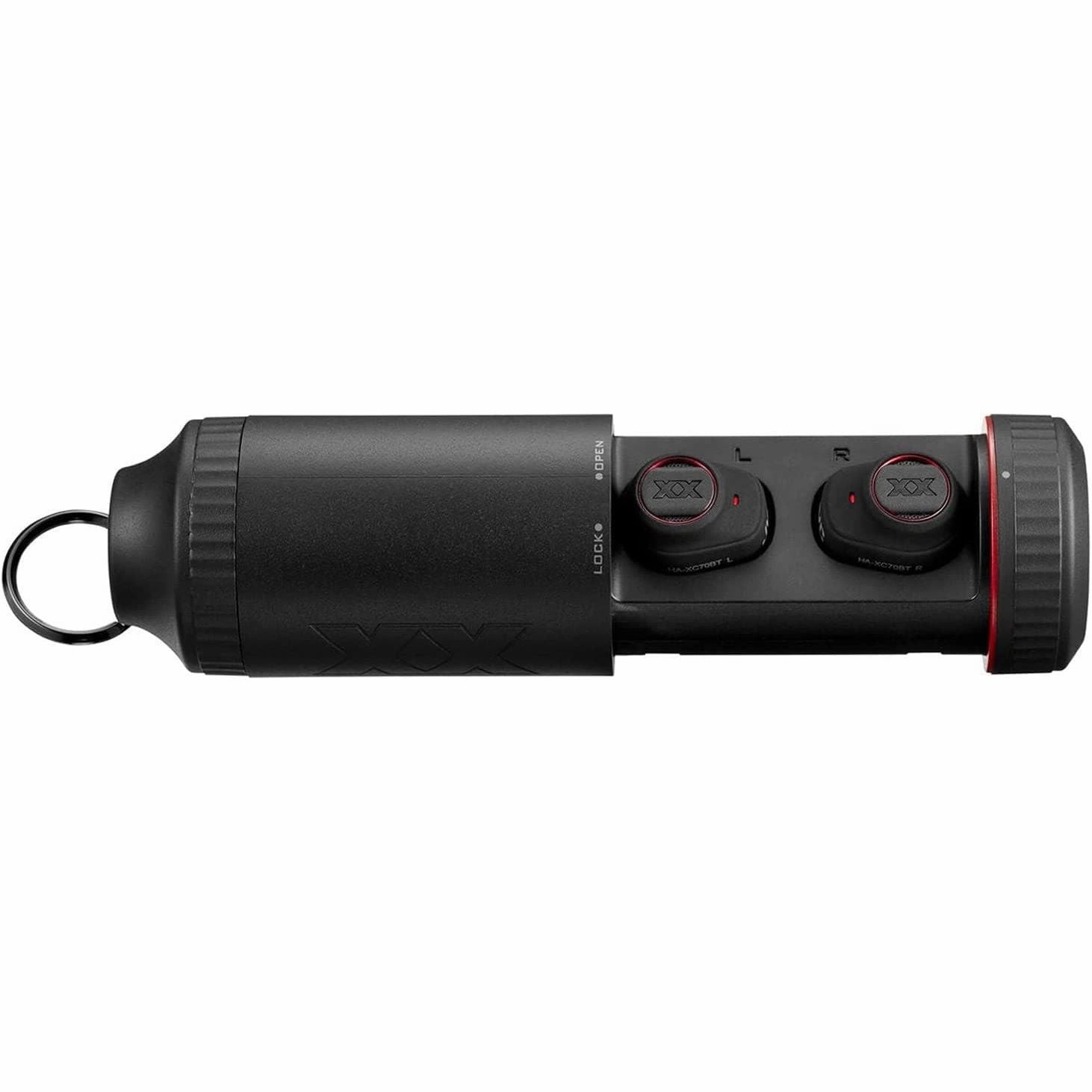 JVC HA-XC70BT In-Ear Wireless Headphones - Black/Red
