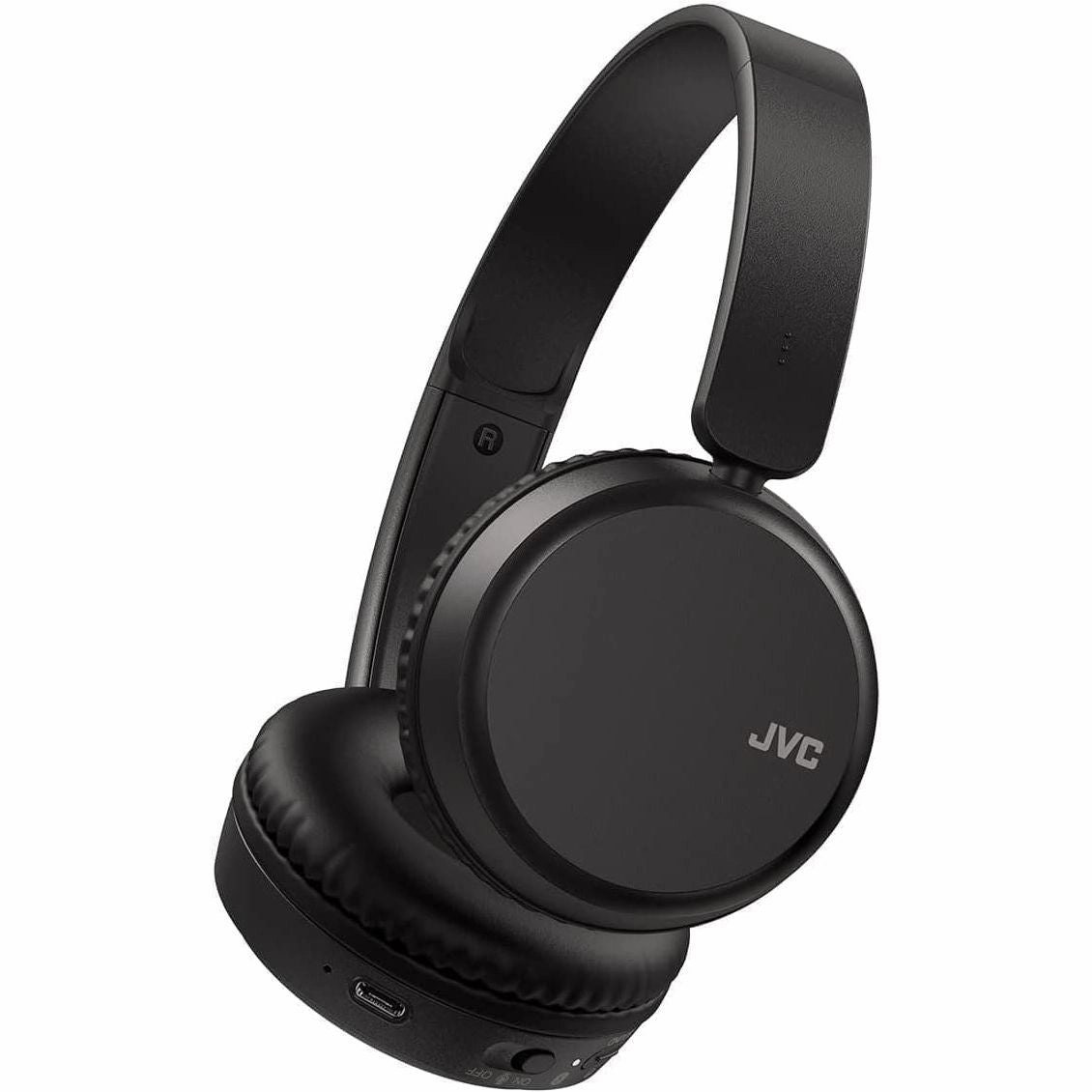 JVC HA-Z37W-B Wireless Bluetooth On-Ear Headphones, 35-Hour Battery Life - Black earbuds and headphones, true wireless earbuds, noise cancelling earbuds