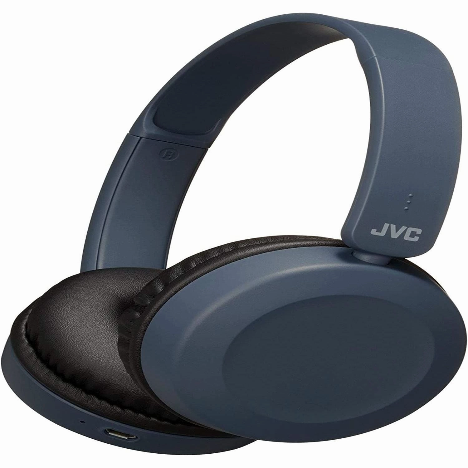 JVC Wireless Bluetooth Foldable Deep Bass On Ear Lightweight HA-S31BT Headphones, Blue