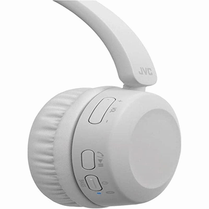 JVC Wireless Bluetooth Foldable Deep Bass On Ear Lightweight HA-S31BT Headphones, Gray
