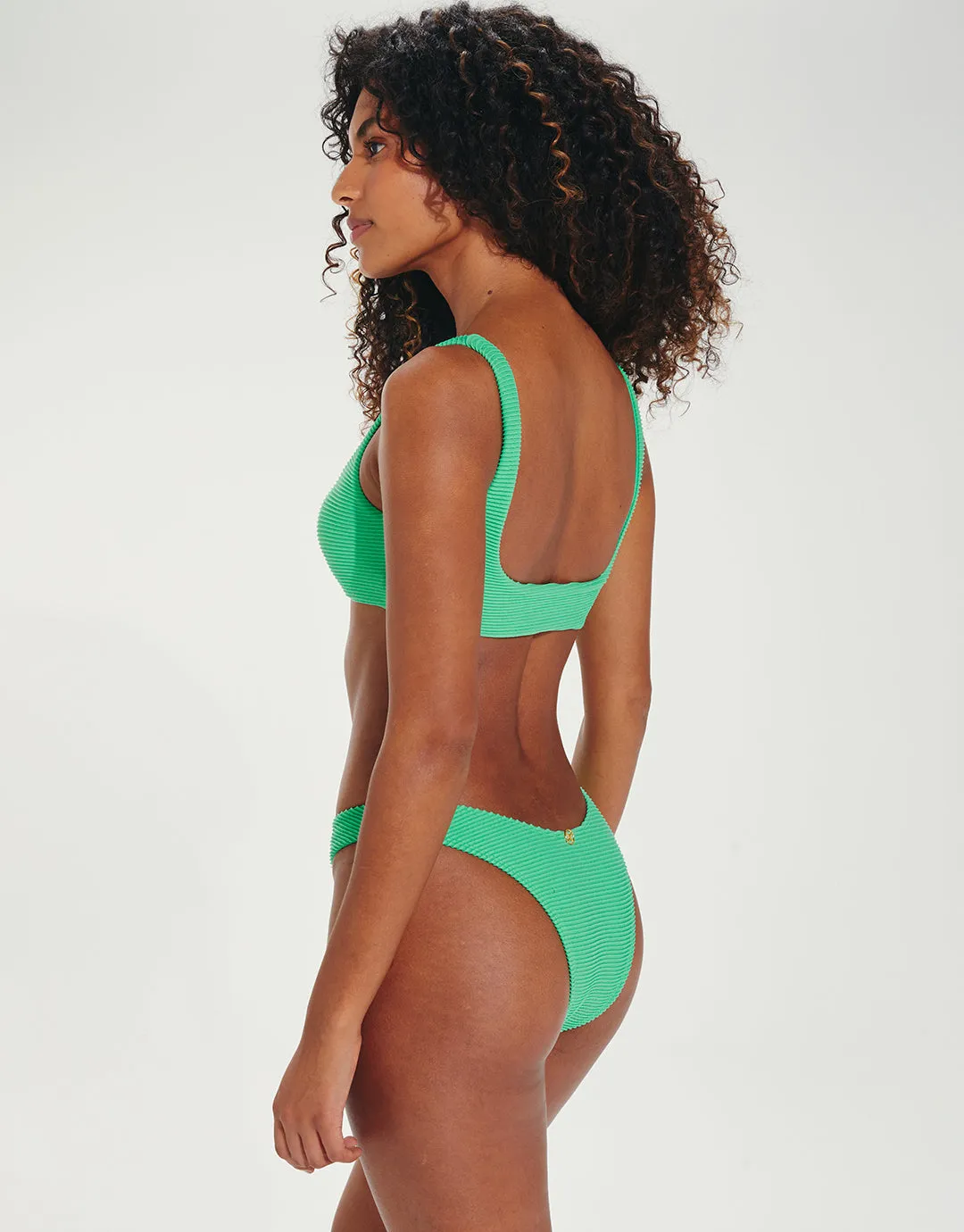 Kayla Giulia Bikini Pant - Green