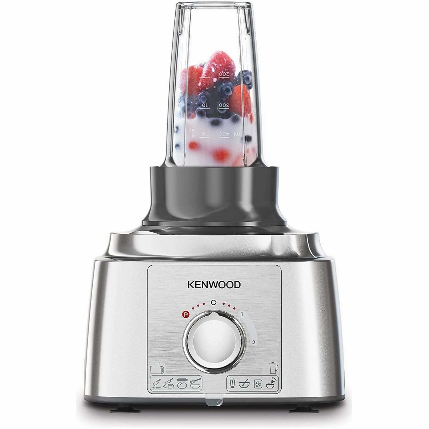 Kenwood Multipro Express 2-in-1 Food Processor FDP65.180SI  Silver