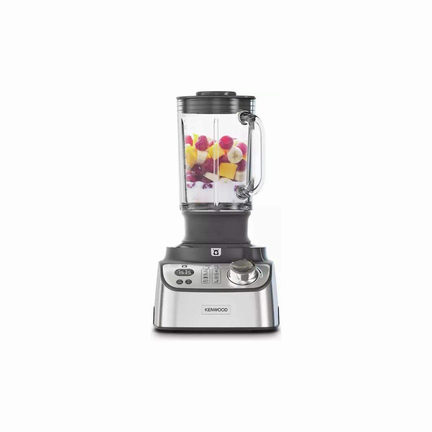Kenwood MultiPro Express Weigh Food Processor, 8 Processing Tools, Variable Speed with Pulse Function, Integrated Digital Scales, Capacity 3L
