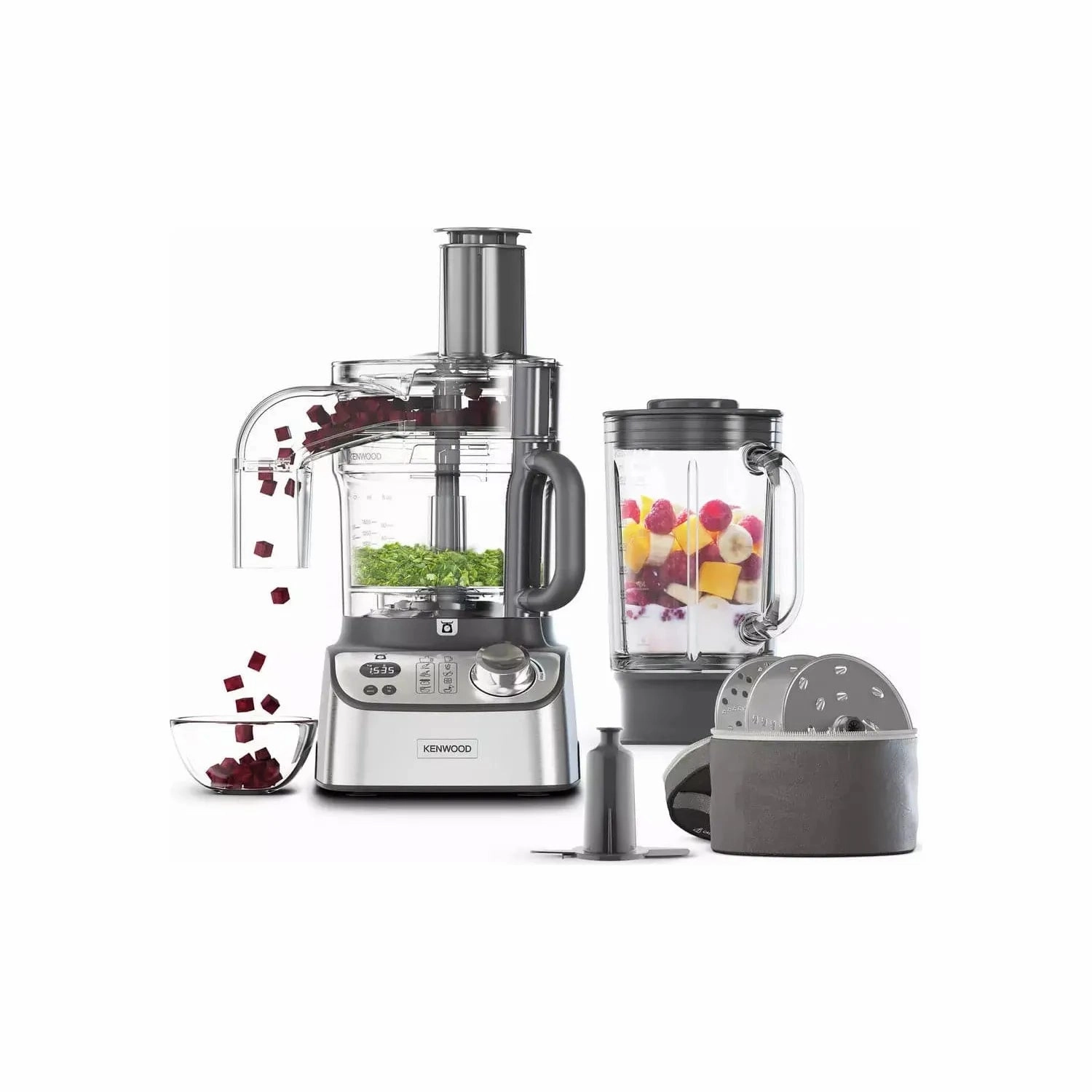 Kenwood MultiPro Express Weigh Food Processor, 8 Processing Tools, Variable Speed with Pulse Function, Integrated Digital Scales, Capacity 3L phone accessories, mobile phone cases, best charging cable
