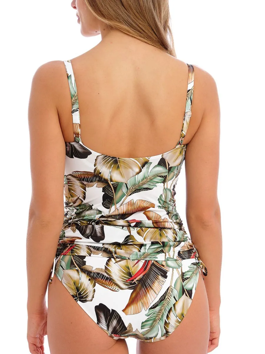 Kinabalu Twist Front Tankini - Jungle