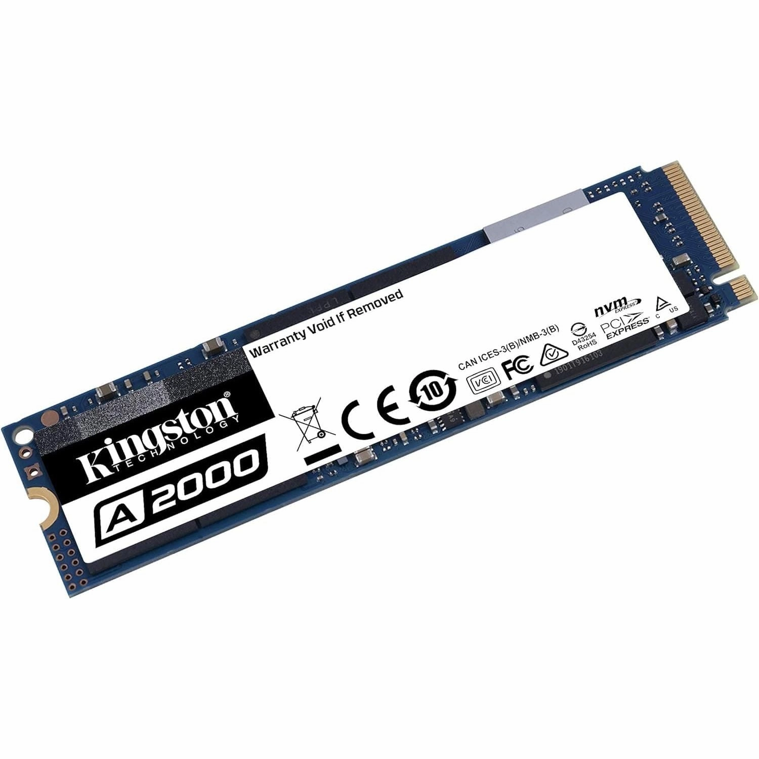 Kingston A2000 (SA2000M8/250G) SSD NVMe PCIe M.2 2280, 250 GB
