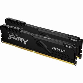 Kingston FURY Beast 16GB (2x8GB) DDR4 3200MHz CL16 Desktop Memory Kit - KF432C16BBK2/16 computing devices, pc accessories, cheap computer online