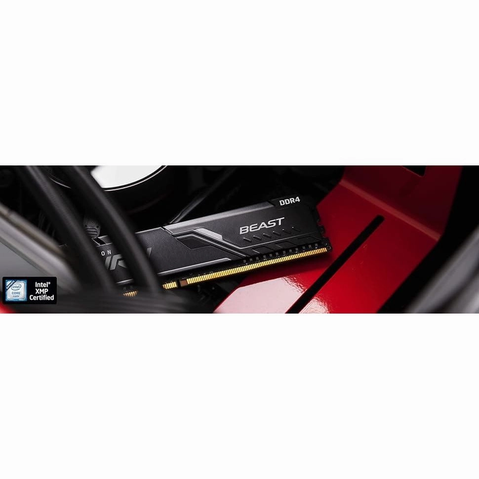 Kingston FURY Beast 16GB (2x8GB) DDR4 3600MHz CL17 Desktop Memory Kit - KF436C17BBK2/16