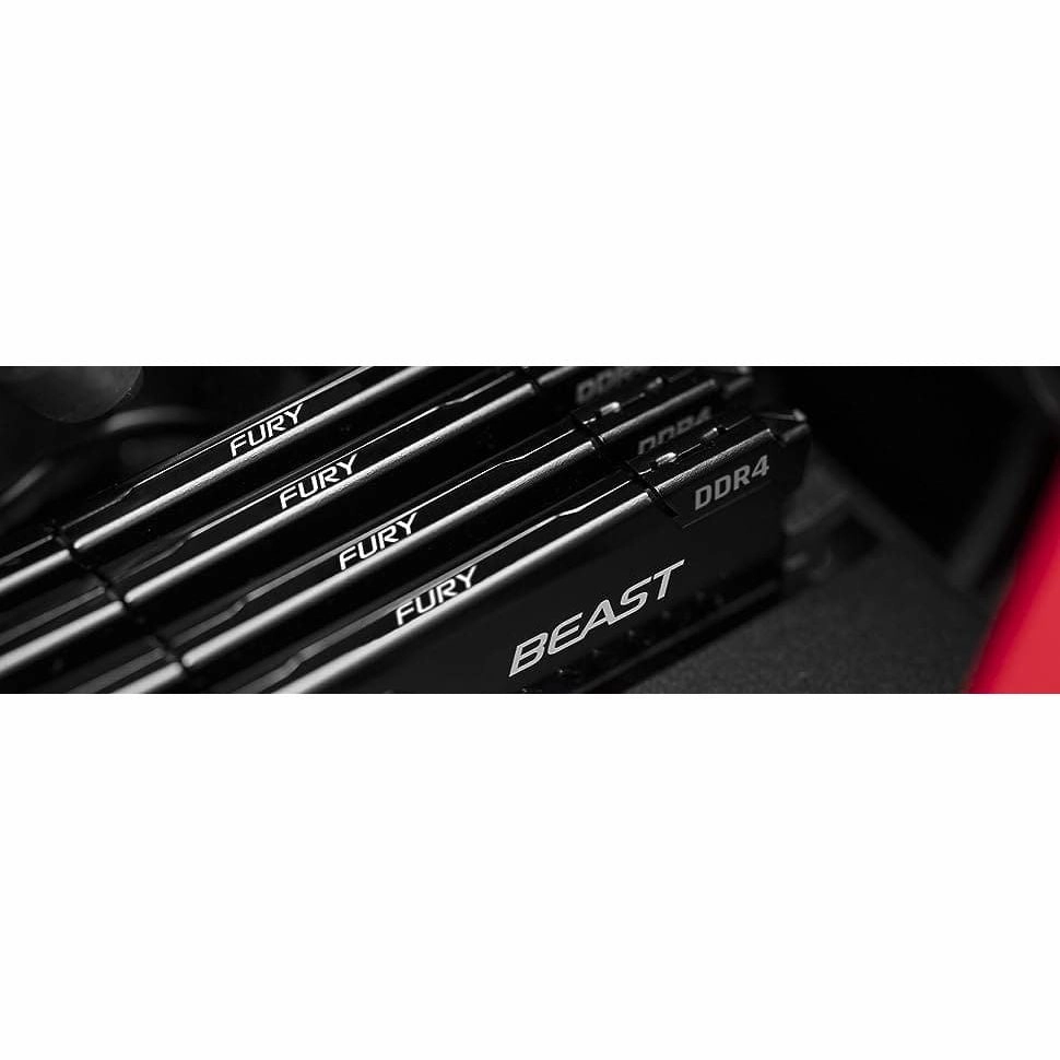 Kingston FURY Beast 16GB (2x8GB) DDR4 3600MHz CL17 Desktop Memory Kit - KF436C17BBK2/16