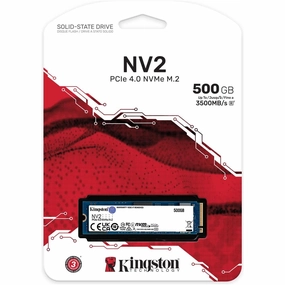 Kingston NV2 NVMe PCIe 4.0 Interna SSD 500GB M.2 2280 - SNV2S/500G desktop computers, gaming desktop pc, all in one desktop deals