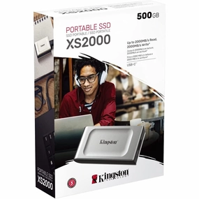 Kingston XS2000 500GB - External SSD - USB Type-C 3.2 Gen 2x2 - Portable Drive - Up to 2000MB/s read, 2000MB/s write computing devices, pc accessories, cheap computer online