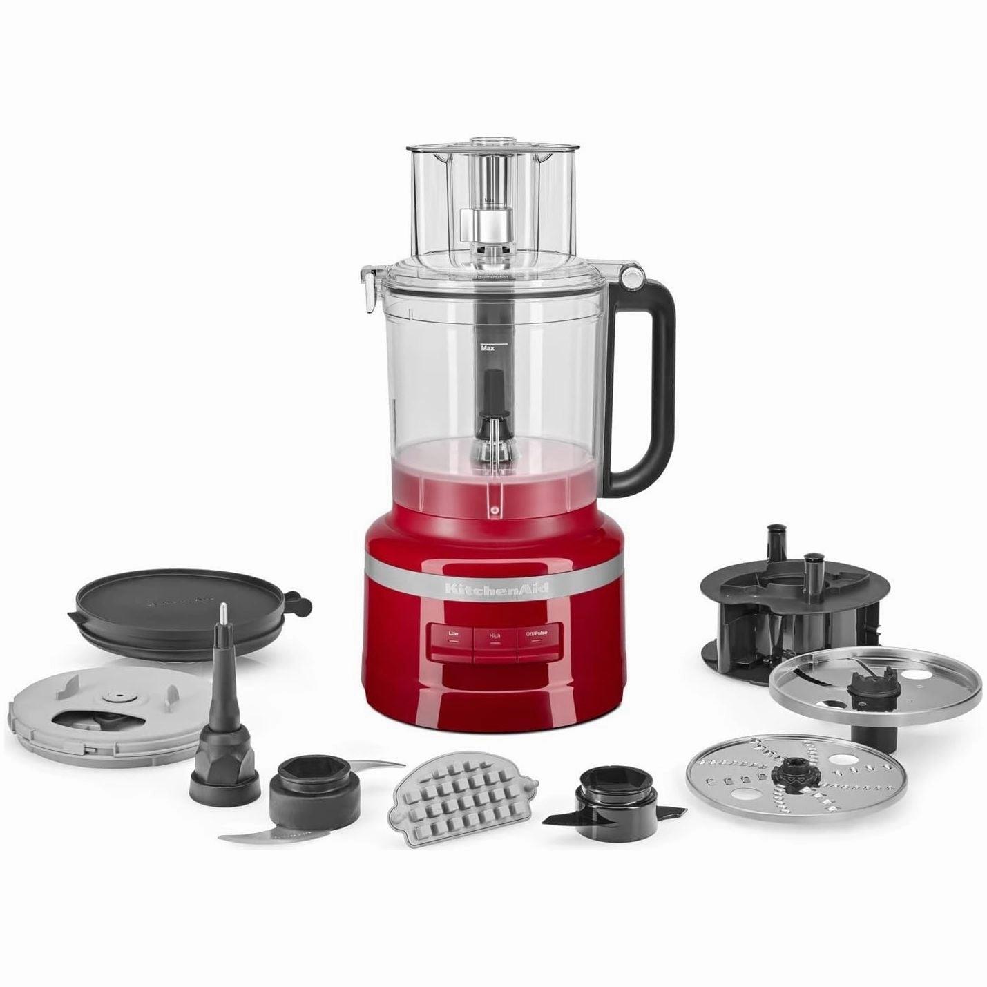KitchenAid 3.1L Food Processor  Empire Red (Model 5KFP1319BER)