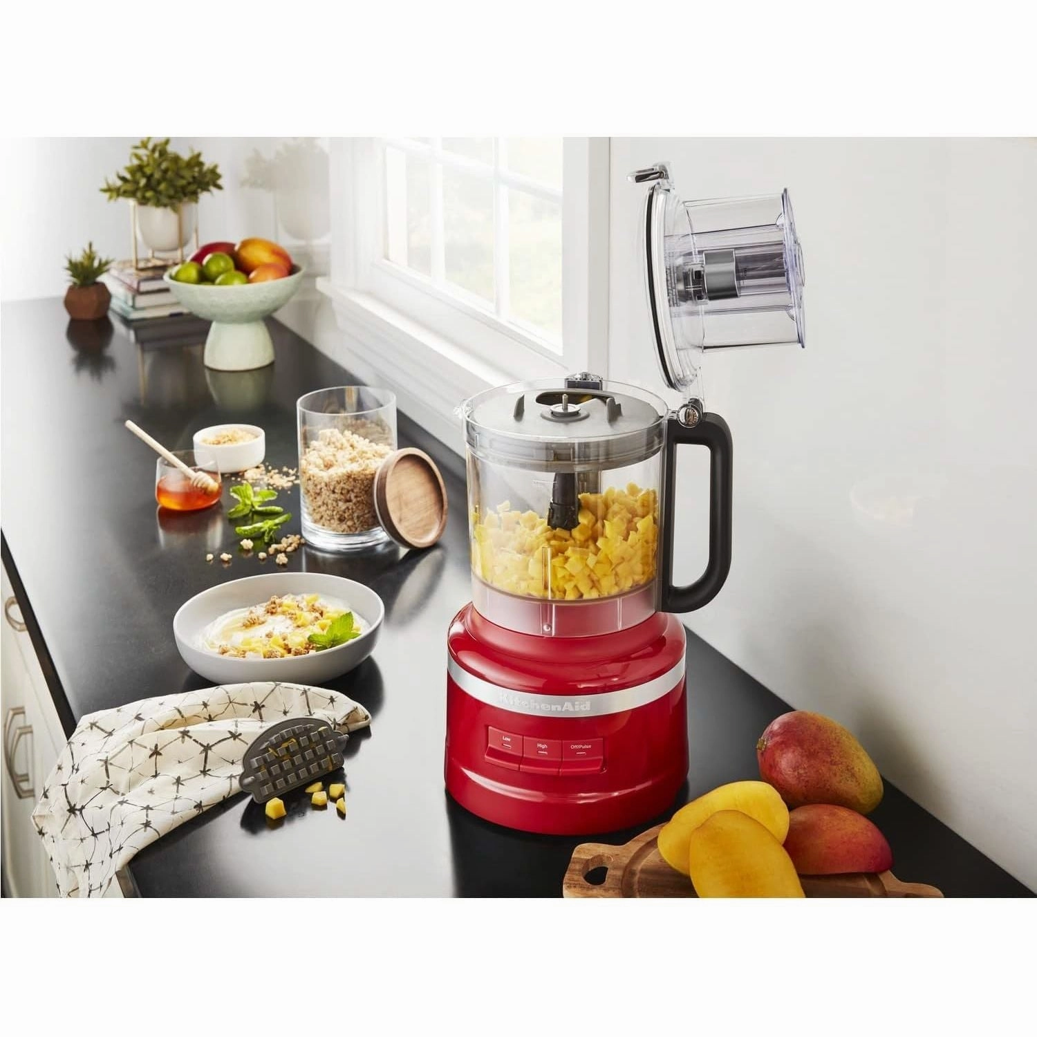 KitchenAid 3.1L Food Processor  Empire Red (Model 5KFP1319BER)