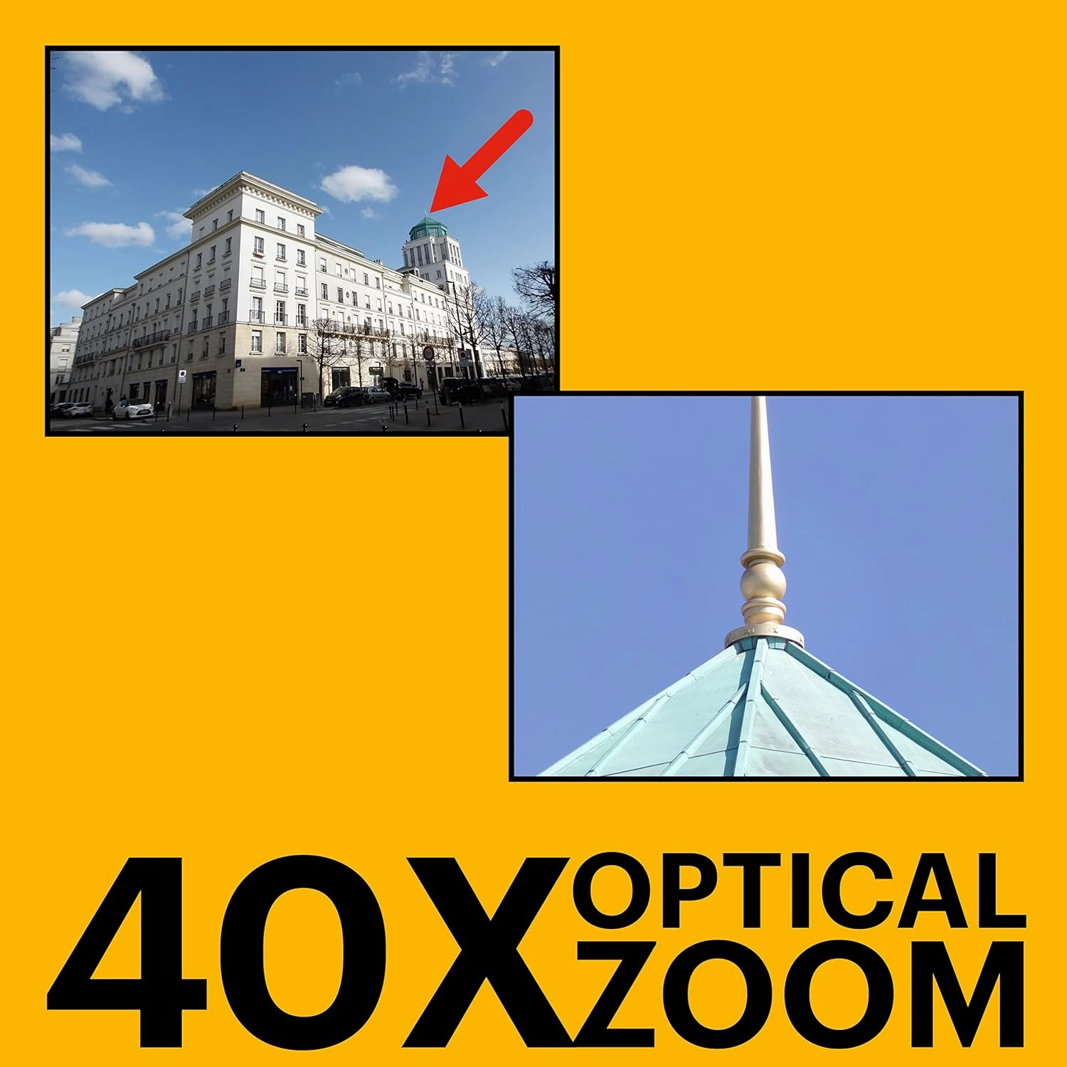 KODAK Pixpro Astro Zoom AZ405 - Digital Bridge Camera, 42x Zoom, 24 mm Wide-angle Lens, 20 Megapixels, 3" LCD Display, 1080p Full HD Video, OIS, AA Battery - Black