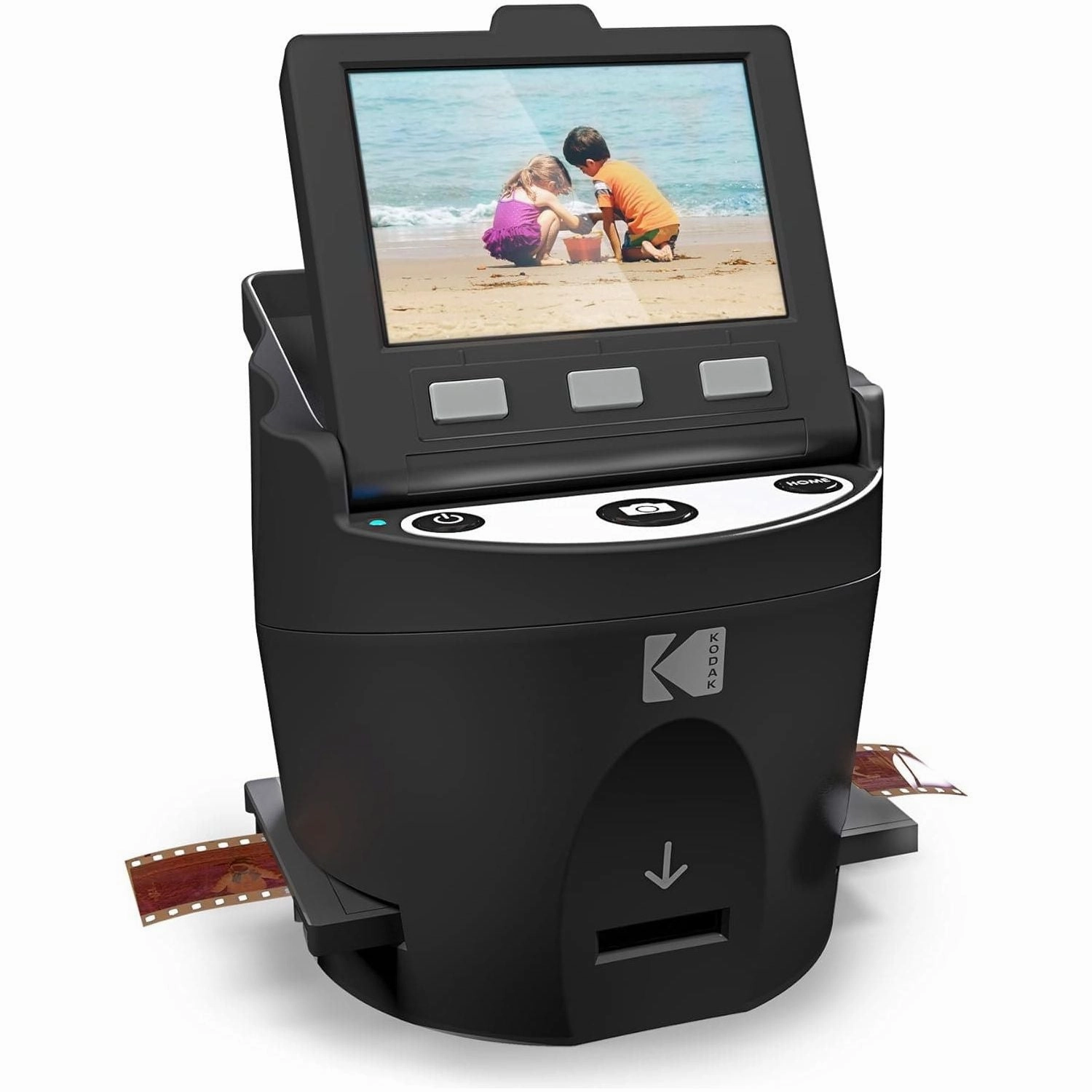 Kodak RODFS35 SCANZA Digital Film Scanner - Converts 35mm, 126, 110, Super 8 & 8mm Film to JPEG, 3.5" Tilt-Up LCD, EasyLoad Inserts, Black camera accessories, dslr camera accessories, best camera tripod