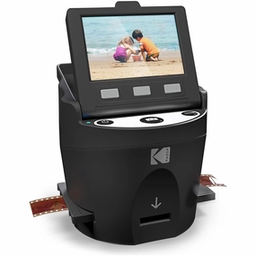 Kodak RODFS35 SCANZA Digital Film Scanner - Converts 35mm, 126, 110, Super 8 & 8mm Film to JPEG, 3.5" Tilt-Up LCD, EasyLoad Inserts, Black camera accessories, dslr camera accessories, best camera tripod