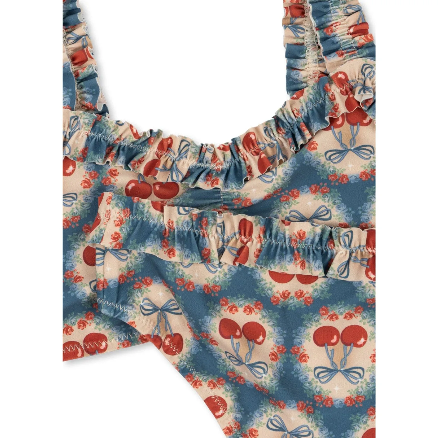 Konges Sl?jd Cherry Bow Blue Maya Bikini Grs