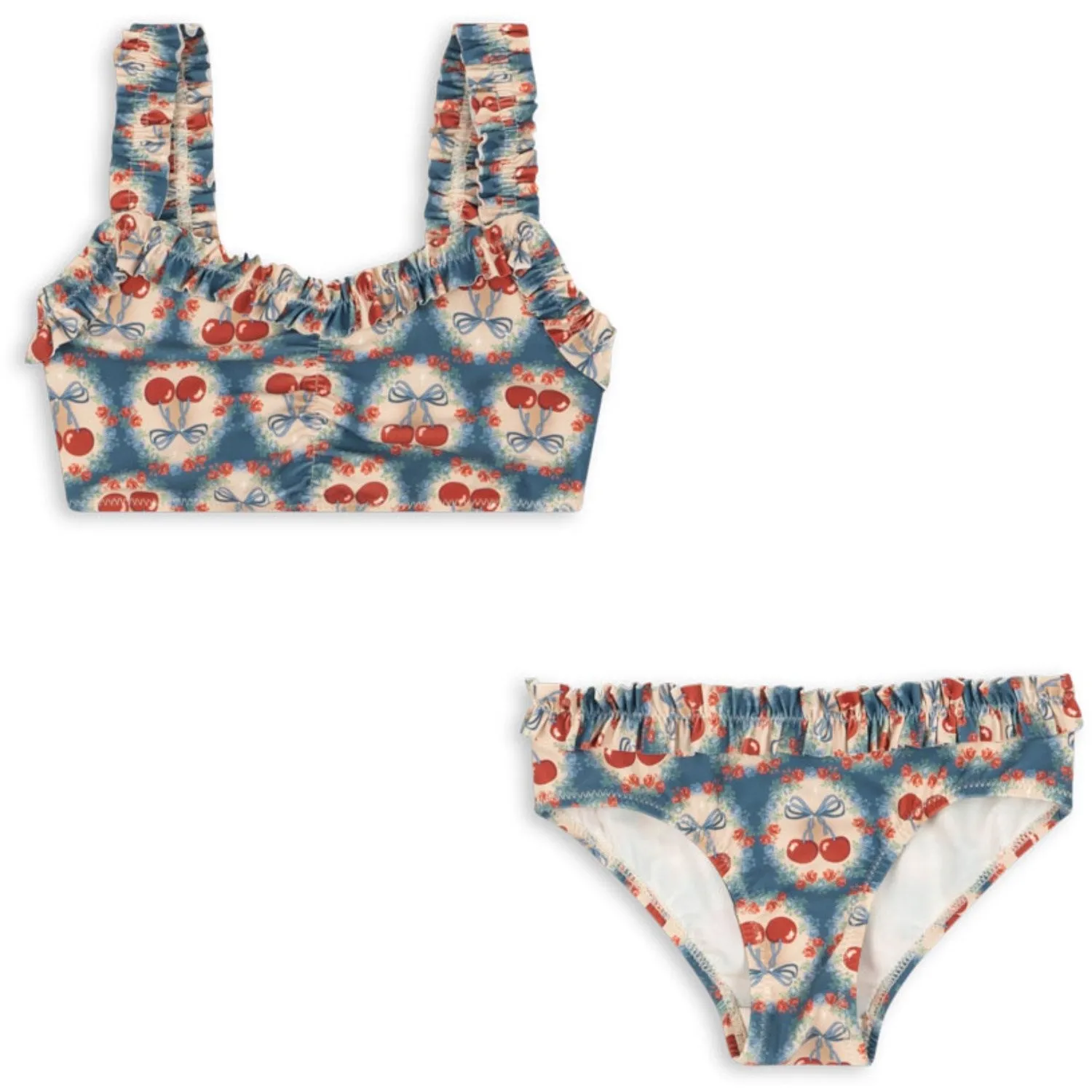 Konges Sl?jd Cherry Bow Blue Maya Bikini Grs